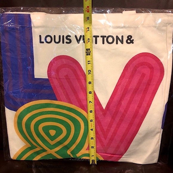 LOUIS VUITTON LV Double Sided Canvas Tote Bag From 2022 LV Shenzhen Exhibition - Picture 8 of 11